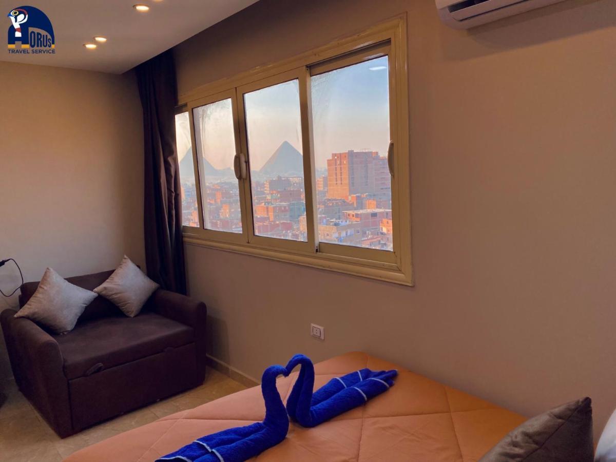 Horus Horizon Inn Pyramids View Kafrat al Jabal Bagian luar foto