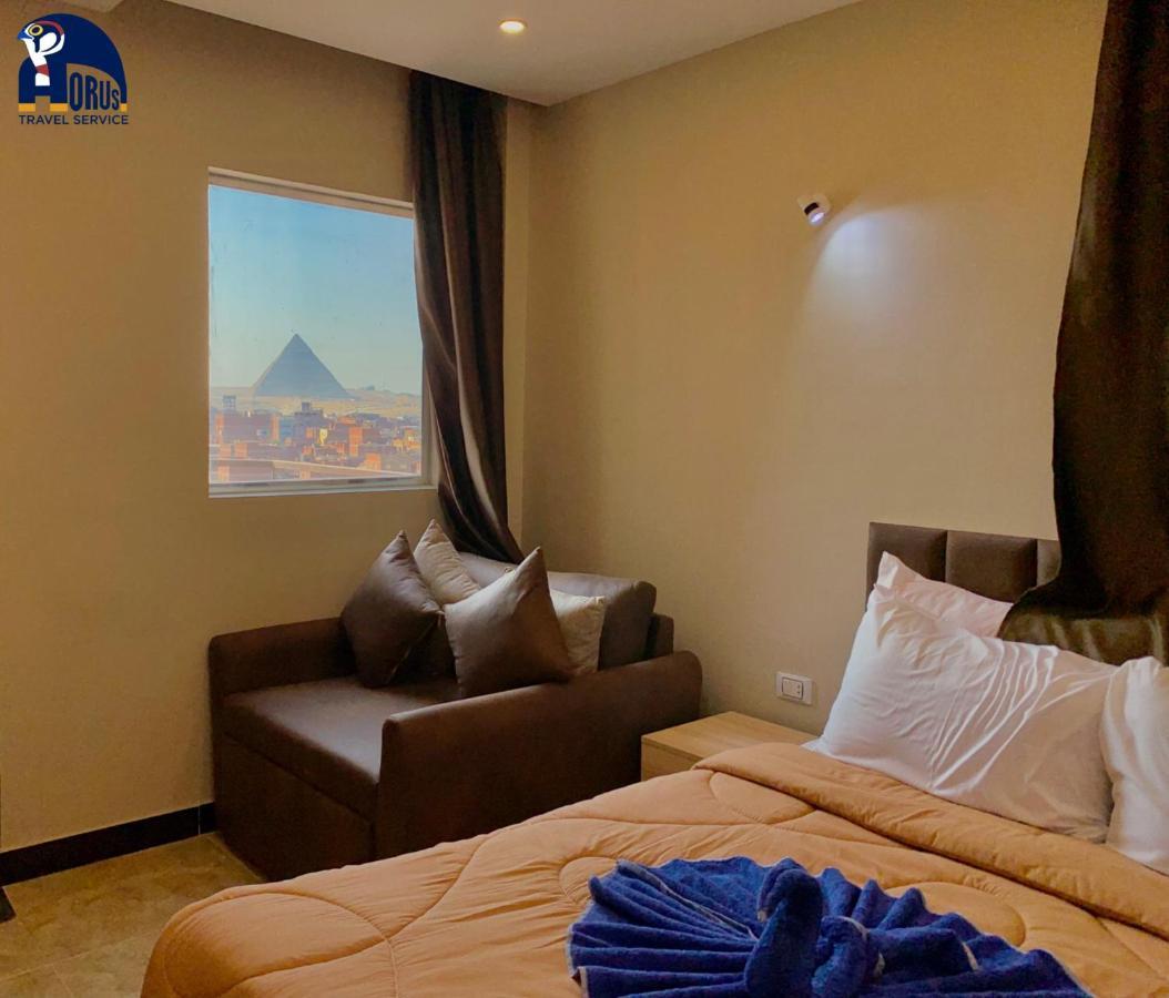Horus Horizon Inn Pyramids View Kafrat al Jabal Bagian luar foto