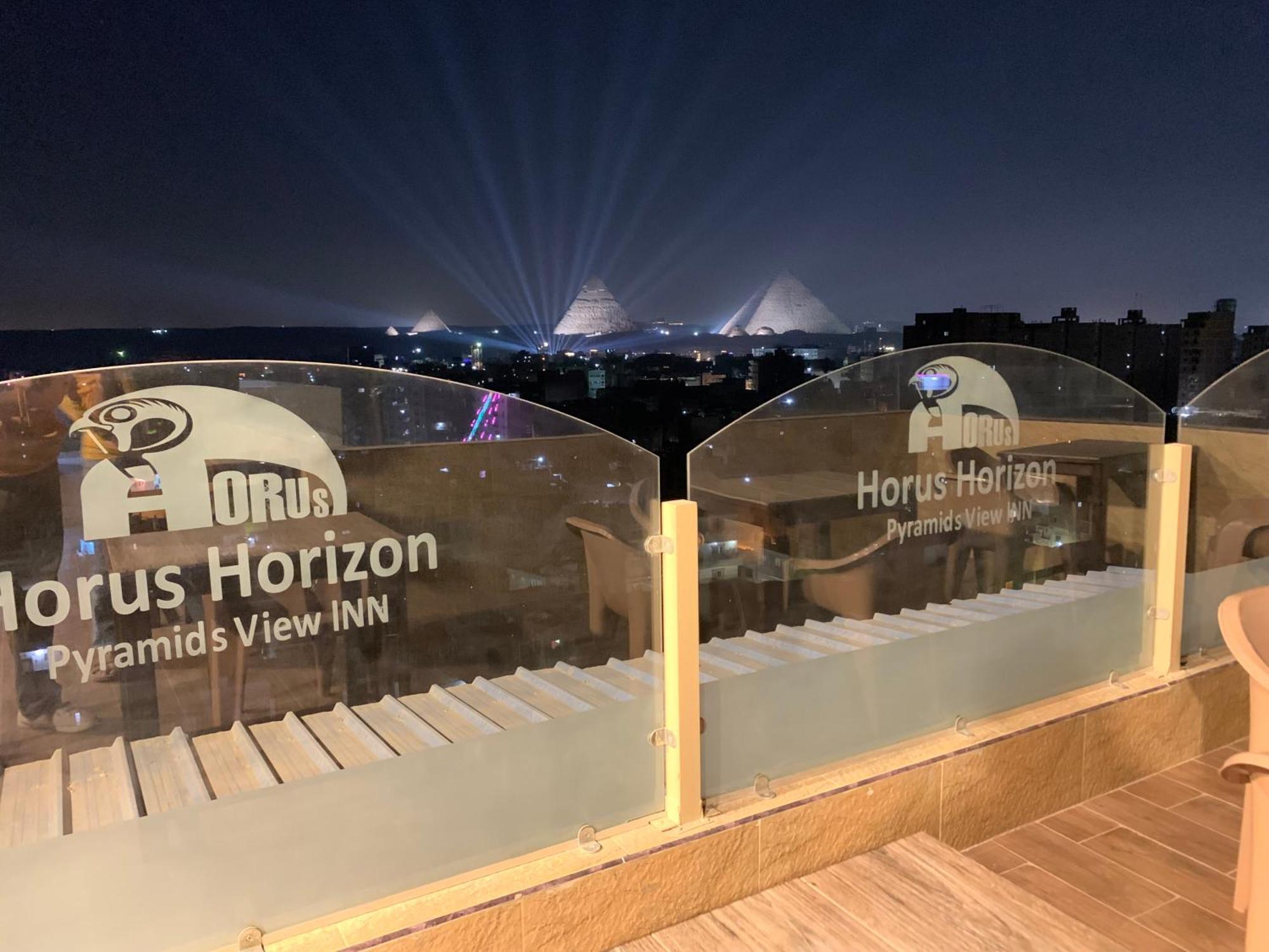 Horus Horizon Inn Pyramids View Kafrat al Jabal Bagian luar foto