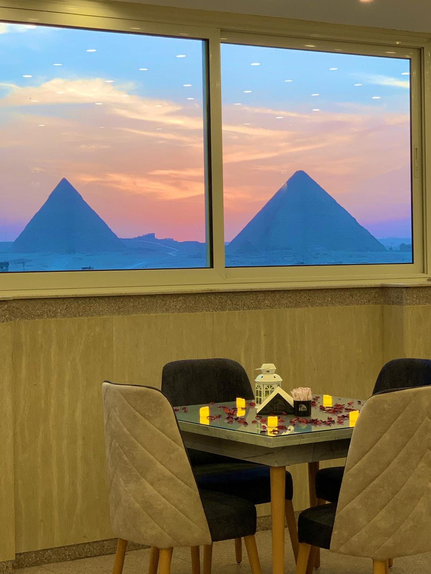 Horus Horizon Inn Pyramids View Kafrat al Jabal Bagian luar foto