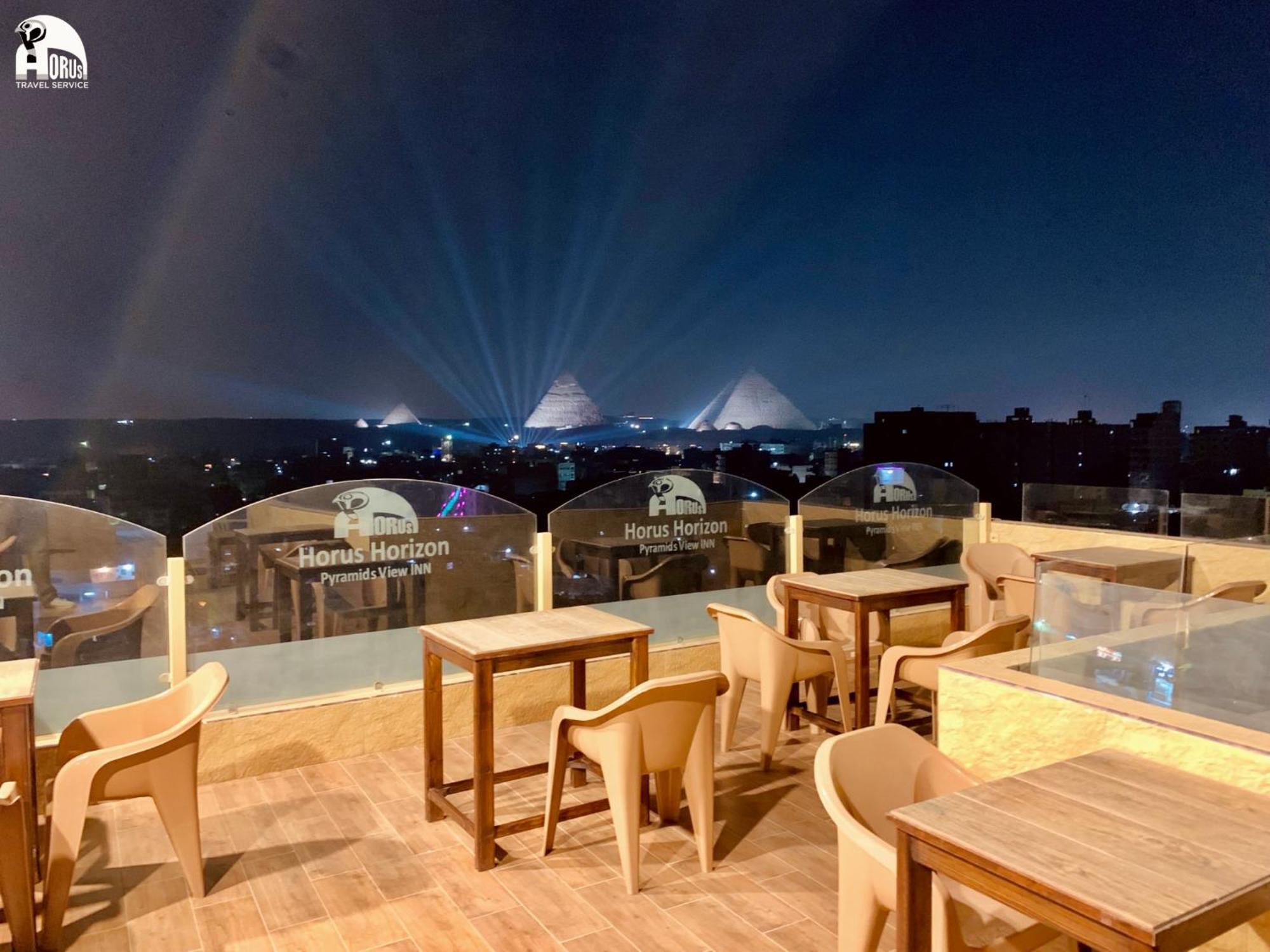 Horus Horizon Inn Pyramids View Kafrat al Jabal Bagian luar foto